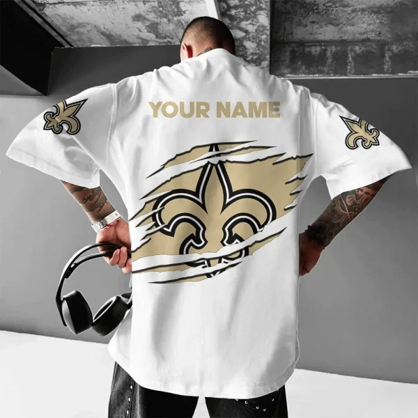 New Orleans Saints White Special T-shirt New Custom Name Gift For AZTS972