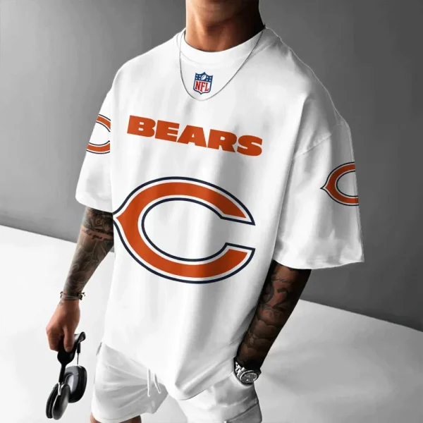 Chicago Bears White Special T-shirt New Custom Name Gift For AZTS973 - Image 2