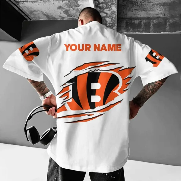 Cincinnati Bengals White Special T-shirt New Custom Name Gift For AZTS975