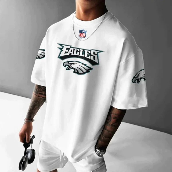 Philadelphia Eagles White Special T-shirt New Custom Name Gift For AZTS977 - Image 2