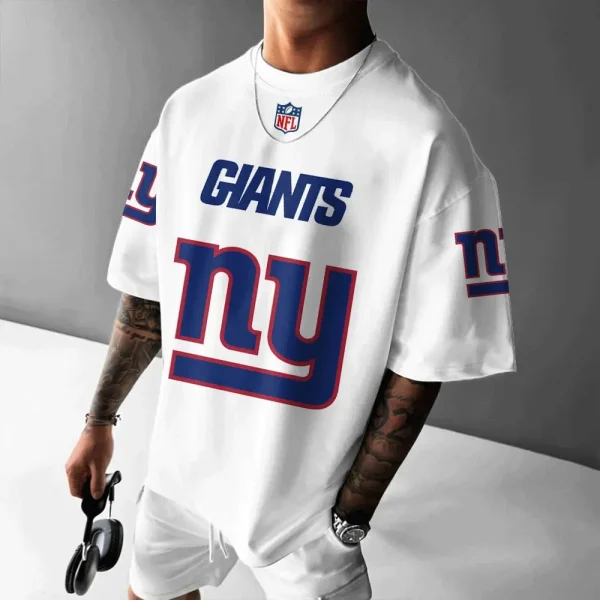 New York Giants White Special T-shirt New Custom Name Gift For AZTS979 - Image 2