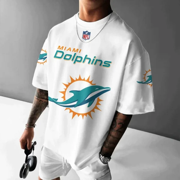 Miami Dolphins White Special T-shirt New Custom Name Gift For AZTS981 - Image 2