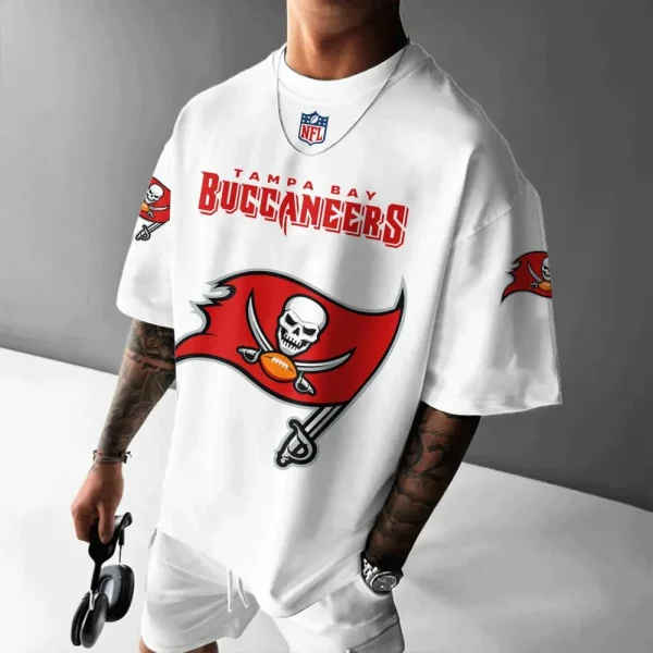 Tampa Bay Buccaneers White Special T-shirt New Custom Name Gift For AZTS982 - Image 2