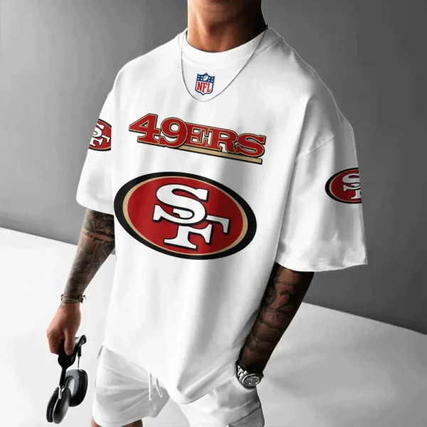 San Francisco 49ers White Special T-shirt New Custom Name Gift For AZTS983 - Image 2