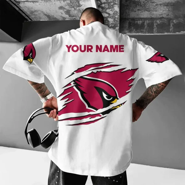 Arizona Cardinals White Special T-shirt New Custom Name Gift For AZTS984