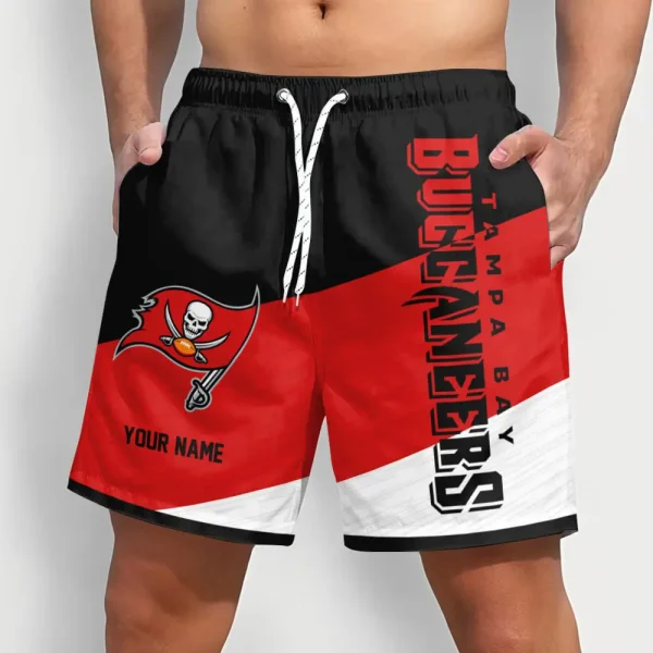 Tampa Bay Buccaneers Colorful Men Short Pants Custom Name Gift For Fans