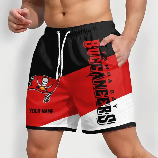 Tampa Bay Buccaneers Colorful Men Short Pants Custom Name Gift For Fans - Image 2