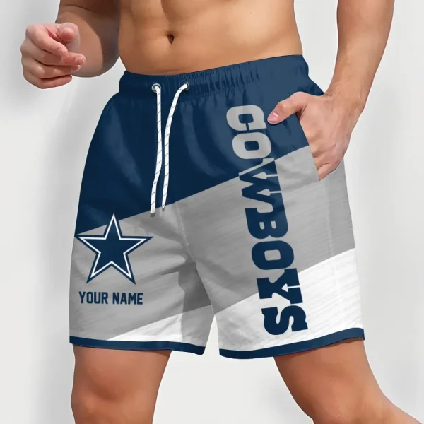 Dallas Cowboys Colorful Men Short Pants Custom Name Gift For Fans - Image 2