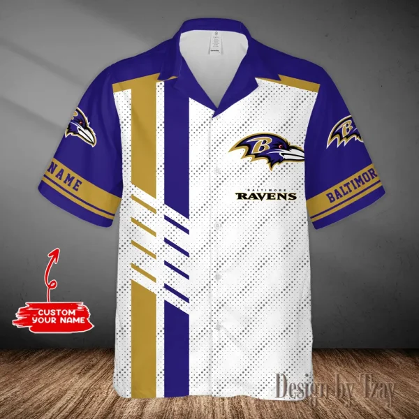 Baltimore Ravens Summer Hawaiian Shirt Trending 2025 AZHWS799