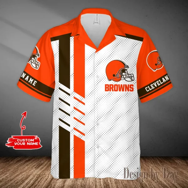 Cleveland Browns Summer Hawaiian Shirt Trending 2025 AZHWS804