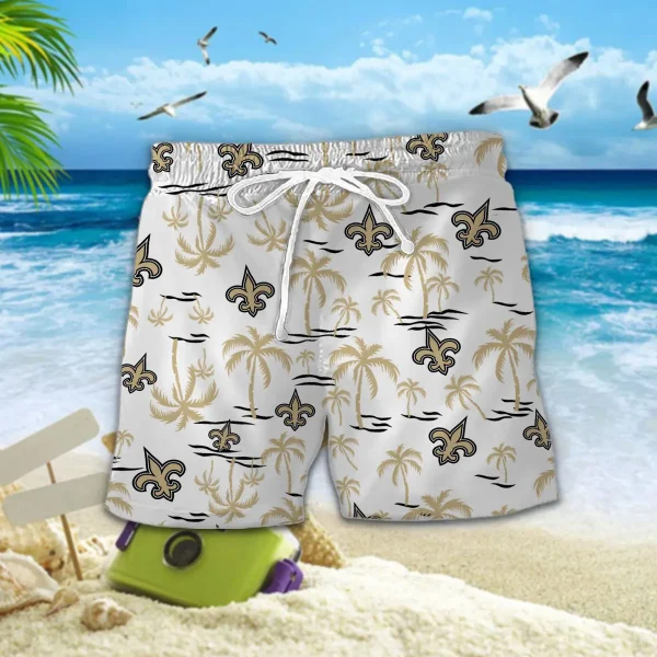 New Orleans Saints DDQQ30457 Summer Collection Hawaii Shirt | Shorts - Image 2