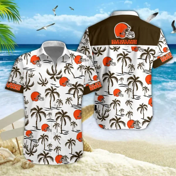 Cleveland Browns DDQQ30442 Summer Collection Hawaii Shirt | Shorts