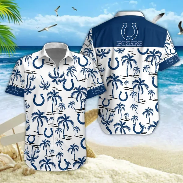 Indianapolis Colts DDQQ30448 Summer Collection Hawaii Shirt | Shorts