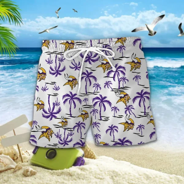 Minnesota Vikings DDQQ30455 Summer Collection Hawaii Shirt | Shorts - Image 2