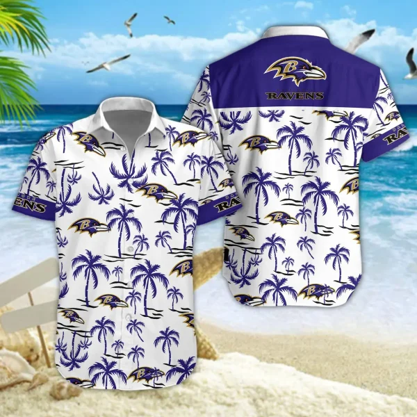 Baltimore Ravens DDQQ30437 Summer Collection Hawaii Shirt | Shorts