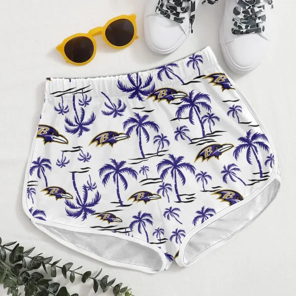 Baltimore Ravens DDQQ30437 Summer Collection Hawaii Shirt | Shorts - Image 3