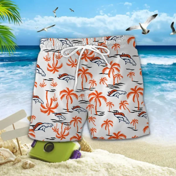 Denver Broncos DDQQ30444 Summer Collection Hawaii Shirt | Shorts - Image 2