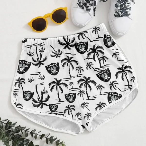 Las Vegas Raiders DDQQ30451 Summer Collection Hawaii Shirt | Shorts - Image 3