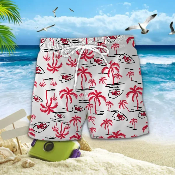 Kansas City Chiefs DDQQ30450 Summer Collection Hawaii Shirt | Shorts - Image 2