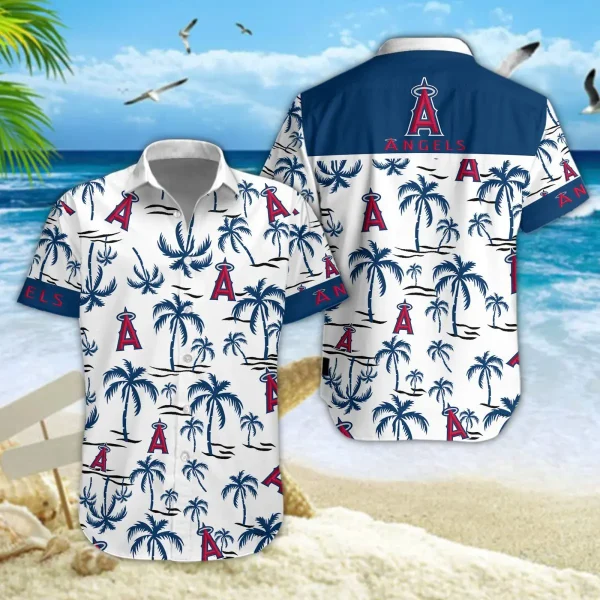 Los Angeles Angels DDQQ30511 Summer Collection Hawaii Shirt | Shorts