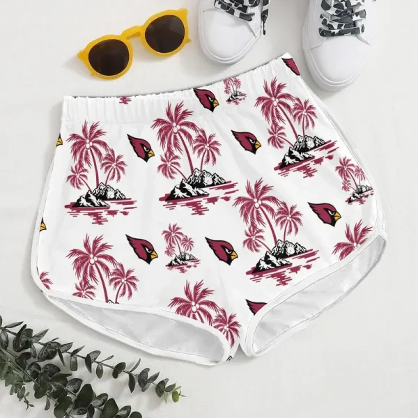 Arizona Cardinals Summer Collection V-neck Women T-shirt | Shorts AGCWTS780