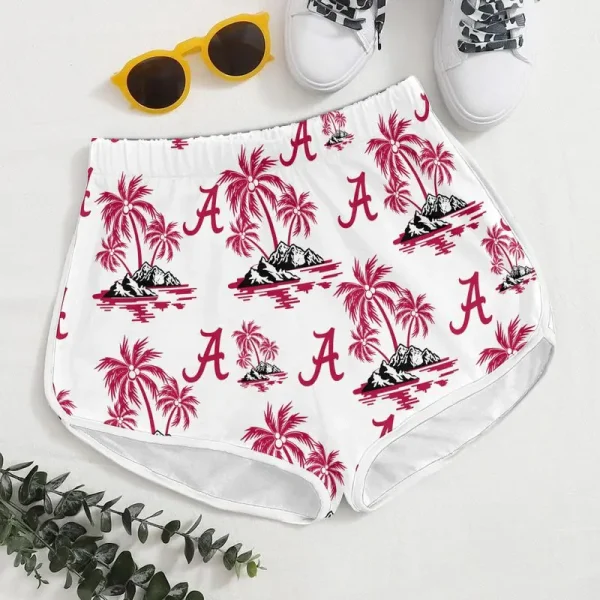 Alabama Crimson Tide Summer Collection V-neck Women T-shirt | Shorts AGCWTS803 - Image 2