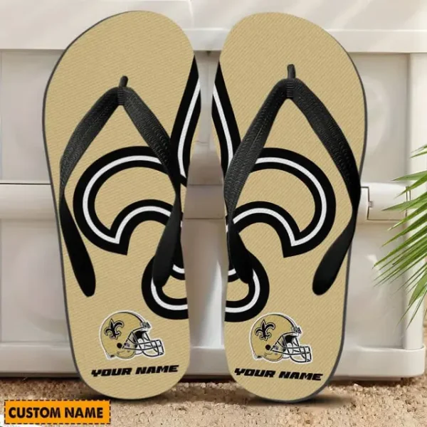 New Orleans Saints Flip Flops Best Gift For Fan BGFF098