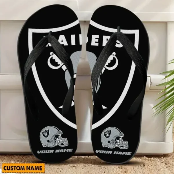 Las Vegas Raiders Flip Flops Best Gift For Fan BGFF099