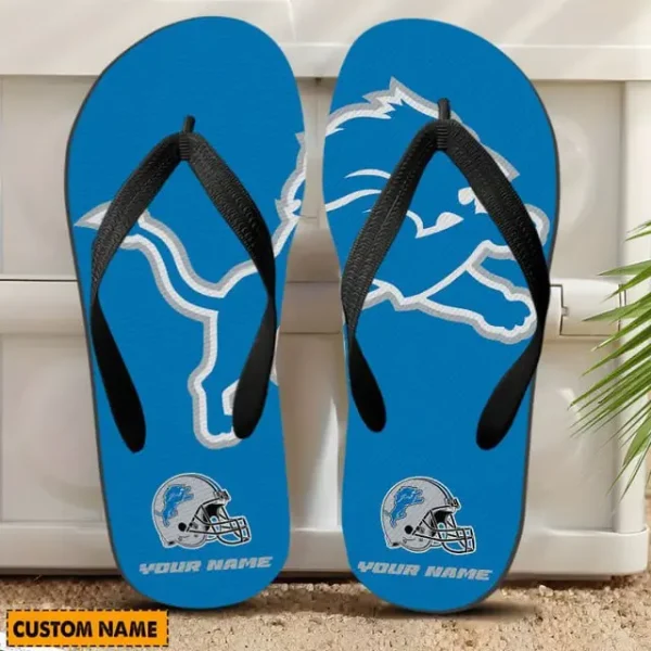 Detroit Lions Flip Flops Best Gift For Fan BGFF108