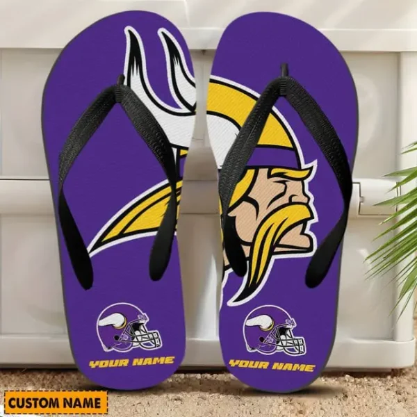 Minnesota Vikings Flip Flops Best Gift For Fan BGFF116