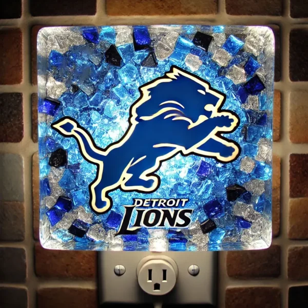 Detroit Lions NFL Team-Themed Night Lights