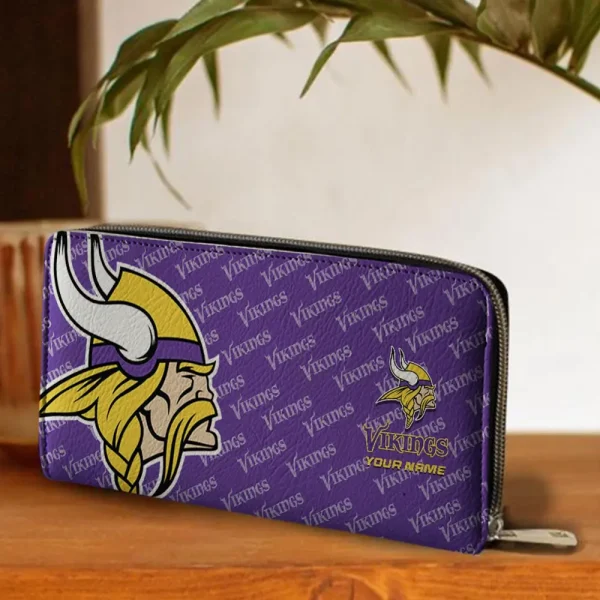 Minnesota Vikings Clutch Purse Woman Wallet SPTPURSE022 - Image 3