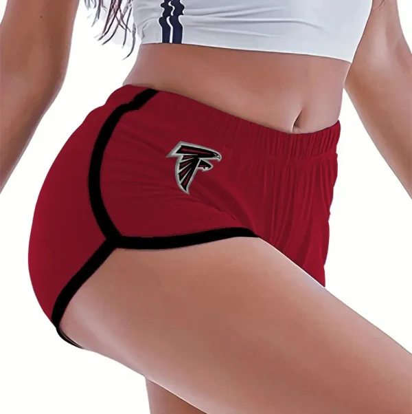 Atlanta Falcons Women’s Elastic Waist Sleep Sport Shorts SPTWEWSS003 - Image 2