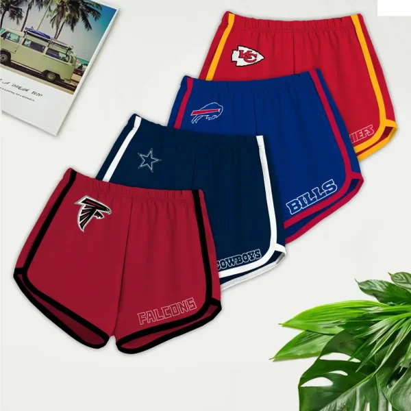 Atlanta Falcons Women’s Elastic Waist Sleep Sport Shorts SPTWEWSS003