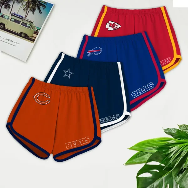 Chicago Bears Women’s Elastic Waist Sleep Sport Shorts SPTWEWSS005