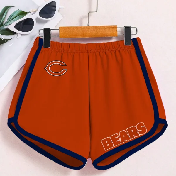 Chicago Bears Women’s Elastic Waist Sleep Sport Shorts SPTWEWSS005 - Image 4