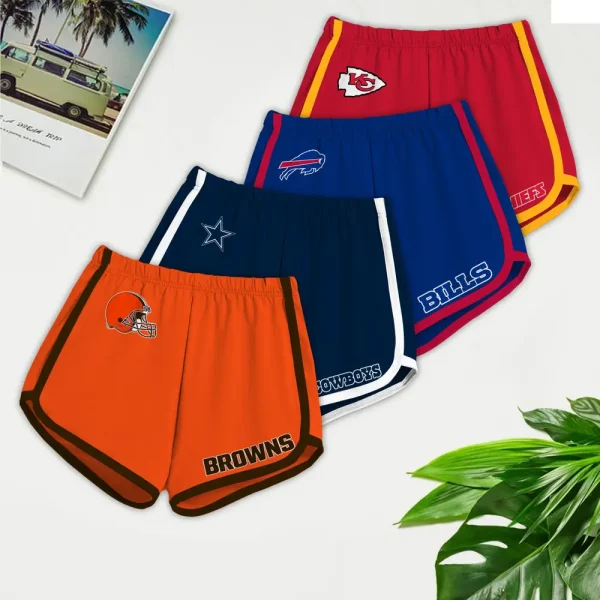 Cleveland Browns Women’s Elastic Waist Sleep Sport Shorts SPTWEWSS008