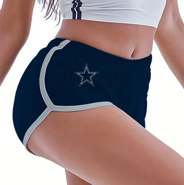 Dallas Cowboys Women’s Elastic Waist Sleep Sport Shorts SPTWEWSS011 - Image 5