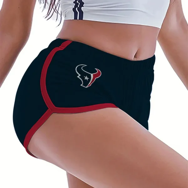 Houston Texans Women’s Elastic Waist Sleep Sport Shorts SPTWEWSS013 - Image 5