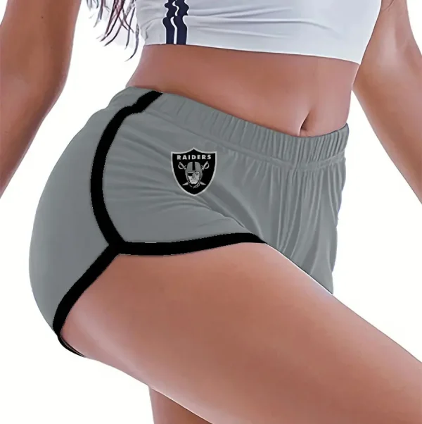 Las Vegas Raiders Women’s Elastic Waist Sleep Sport Shorts SPTWEWSS016 - Image 2