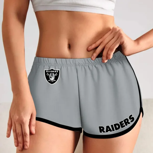 Las Vegas Raiders Women’s Elastic Waist Sleep Sport Shorts SPTWEWSS016 - Image 3