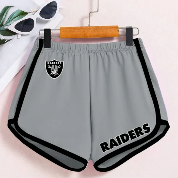 Las Vegas Raiders Women’s Elastic Waist Sleep Sport Shorts SPTWEWSS016 - Image 4