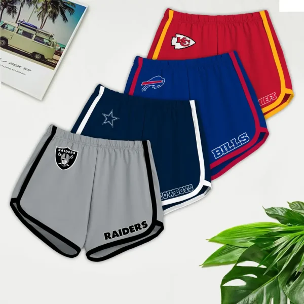 Las Vegas Raiders Women’s Elastic Waist Sleep Sport Shorts SPTWEWSS016