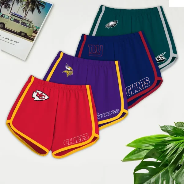 Kansas City Chiefs Women’s Elastic Waist Sleep Sport Shorts SPTWEWSS017