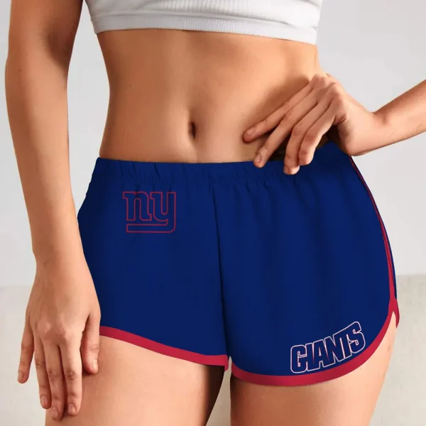 New York Giants Women’s Elastic Waist Sleep Sport Shorts SPTWEWSS022 - Image 3