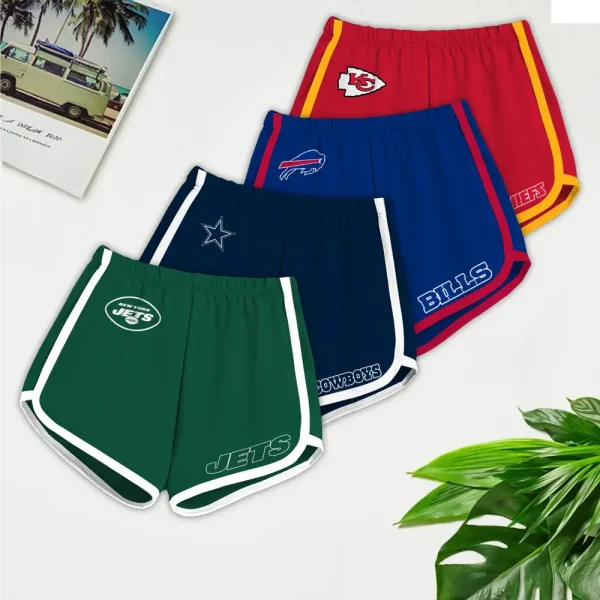 New York Jets Women’s Elastic Waist Sleep Sport Shorts SPTWEWSS026