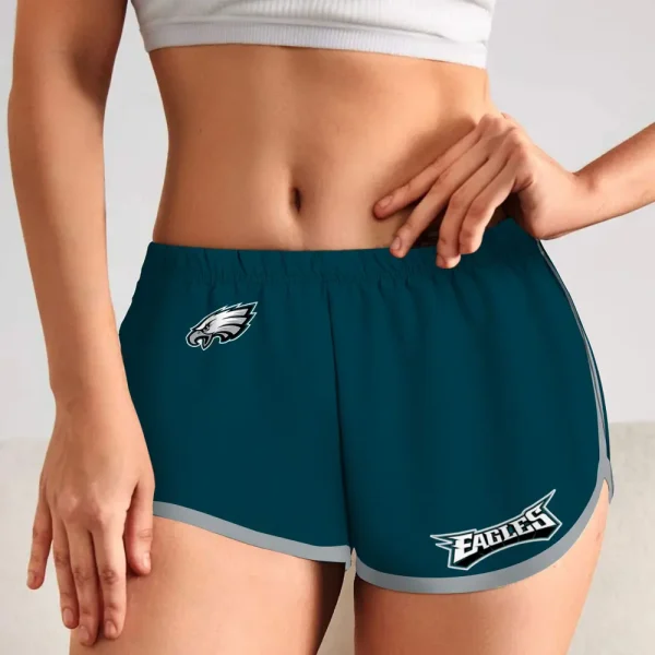 Philadelphia Eagles Women’s Elastic Waist Sleep Sport Shorts SPTWEWSS027 - Image 3