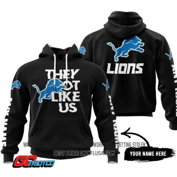 Detroit Lions | NFL Hoodie They Not Like Us AZHD830
