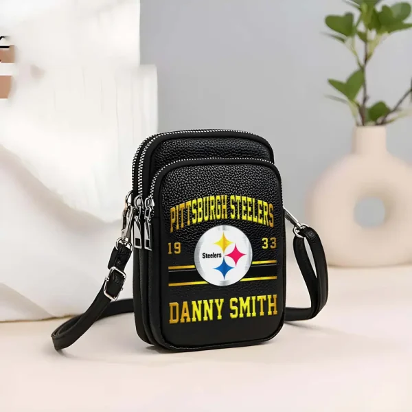 Pittsburgh Steelers Women's Leather Crossbody Bag S9CBB124 - Image 3