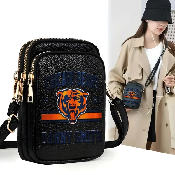 Chicago Bears Women's Leather Crossbody Bag S9CBB145